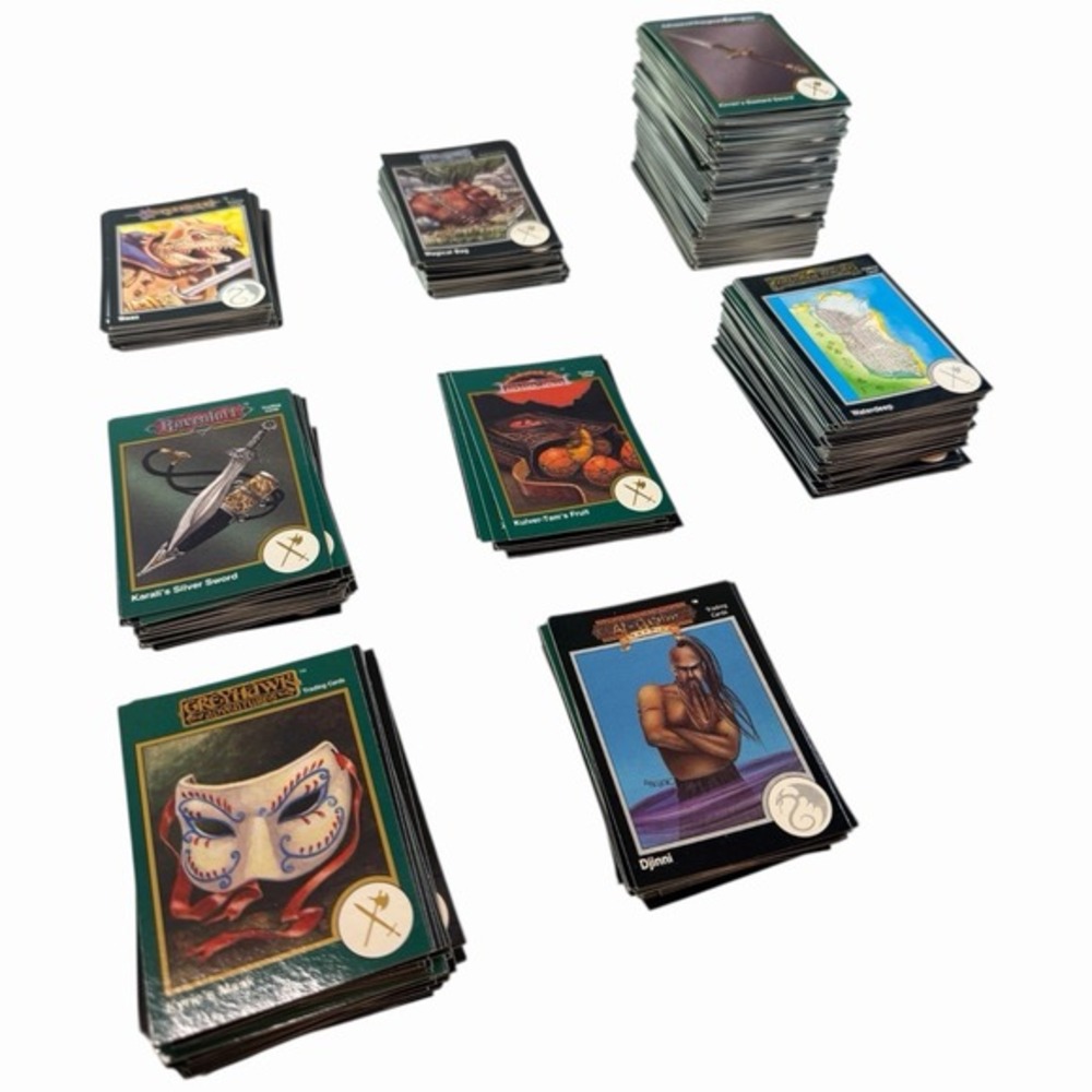 Vintage 1992 TSR Trading Cards D&D Dark‎ Sun Spelljammer Ravenloff Greyhawk